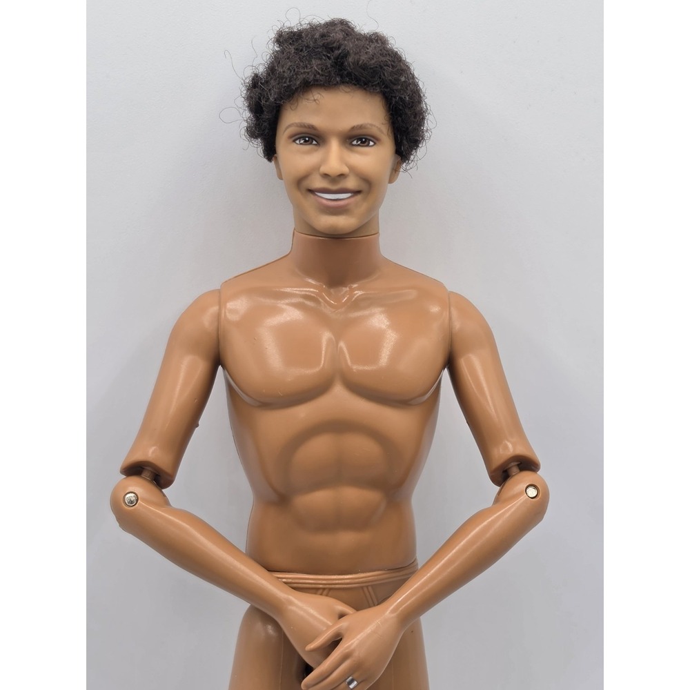 Mattel African American STEVEN Doll Rooted Hair Articulated Limb 1968 Body 1991